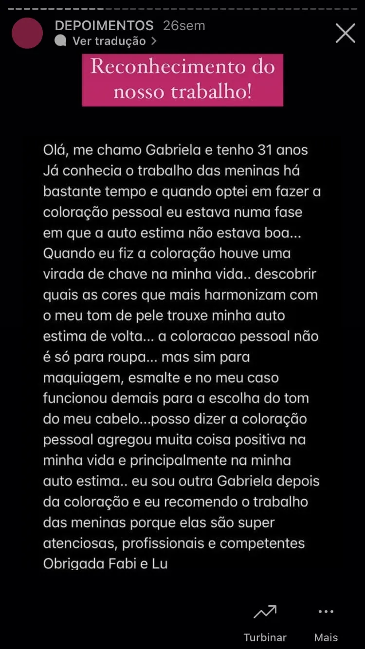 Mensagem de cliente agradecendo pela consultoria, print 3 de 24