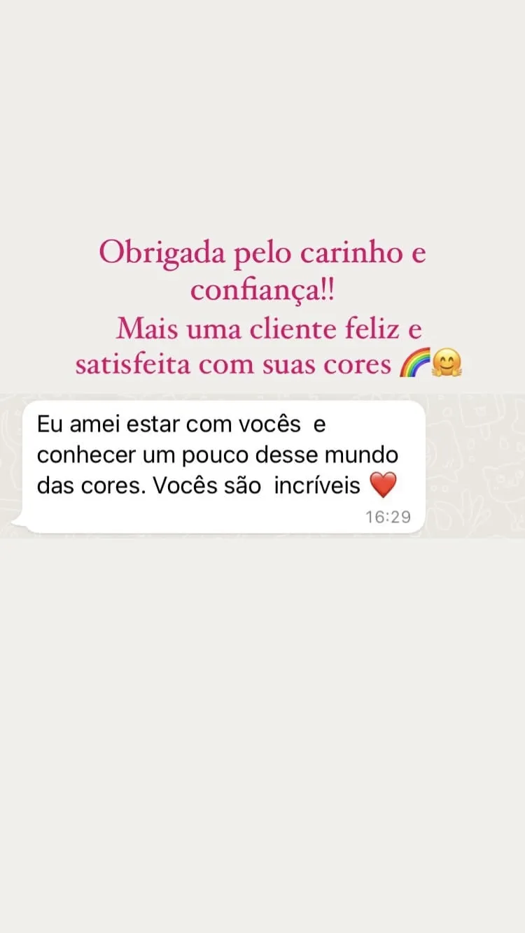Mensagem de cliente agradecendo pela consultoria, print 14 de 24