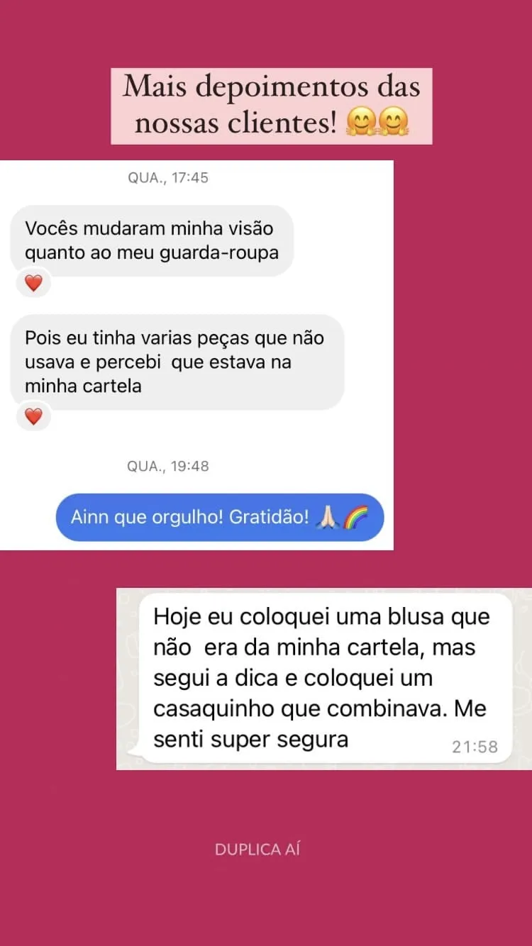 Mensagem de cliente agradecendo pela consultoria, print 19 de 24