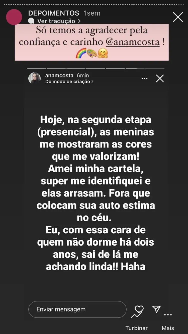 Mensagem de cliente agradecendo pela consultoria, print 24 de 24